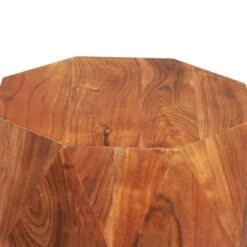 Best reviews of 🔔 21.5" Faceted Handcrafted Mango Wood Side End Table Brown - The Urban Port 🛒 -End And Side Tables shop unnamed file 4672