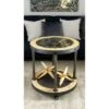 Hot Sale 🔔 Olivia & May Industrial Side Table with Clock Tabletop Brown - Olivia & May 😀 -End And Side Tables shop unnamed file 4699