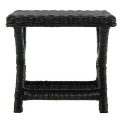 Coupon 🔔 Wicker X Side Table - Safavieh Black ✔️ -End And Side Tables shop unnamed file 4724