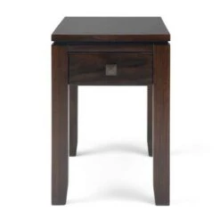 Budget π 14" Essex Narrow Side Table Mahogany Brown - WyndenHall π 15 Budget π 14" Essex Narrow Side Table Mahogany Brown - WyndenHall π -End And Side Tables shop unnamed file 4779