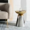 New ✨ Dov Drum Side Table Gold - Safavieh 🤩 -End And Side Tables shop unnamed file 4784