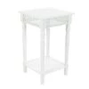 New ⭐ Olivia & May Wooden Square Side Table White - Olivia & May 🔥