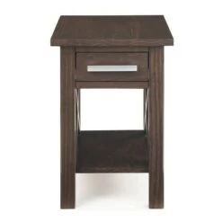Discount ✔️ 14" Waterloo Narrow Side Table - Wyndenhall Distressed Gray 🛒 -End And Side Tables shop unnamed file 4808