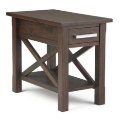 Discount ✔️ 14" Waterloo Narrow Side Table - Wyndenhall Distressed Gray 🛒 -End And Side Tables shop unnamed file 4810
