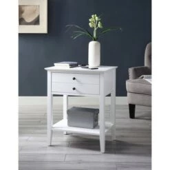 New 🧨 Grardor Side Table with USB Charging Dock - Acme Furniture Gray 🧨 -End And Side Tables shop unnamed file 4877