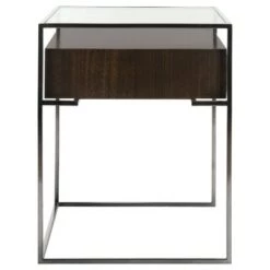 Budget π€© Caelan Glass Side Table Dark Brown - Safavieh π― 14 Budget π€© Caelan Glass Side Table Dark Brown - Safavieh π― -End And Side Tables shop unnamed file 4892