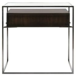 Budget π€© Caelan Glass Side Table Dark Brown - Safavieh π― 15 Budget π€© Caelan Glass Side Table Dark Brown - Safavieh π― -End And Side Tables shop unnamed file 4893