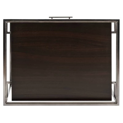 Budget π€© Caelan Glass Side Table Dark Brown - Safavieh π― 9 Budget π€© Caelan Glass Side Table Dark Brown - Safavieh π― - Image 7