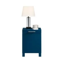 Flash Sale 💯 Vista Key Storage Side Table Navy Blue - Sauder 🤩 -End And Side Tables shop unnamed file 4955