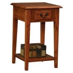 Buy 🥰 Favorite Finds Square Side Table Medium Oak Finish - Leick Home 😉