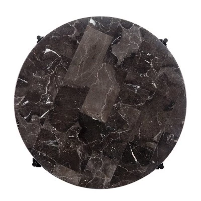 Cheapest π Simchett Round Marble Side Table Gray/Black - Aiden Lane βοΈ 4 Cheapest π Simchett Round Marble Side Table Gray/Black - Aiden Lane βοΈ - Image 2