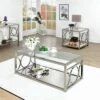 Best deal ⭐ 2pc Nora Occasional Table Set Chrome - HOMES: Inside + Out ✔️ -End And Side Tables shop unnamed file 498