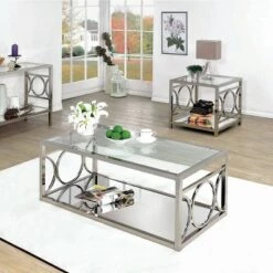 Best deal β 2pc Nora Occasional Table Set Chrome - HOMES: Inside + Out βοΈ