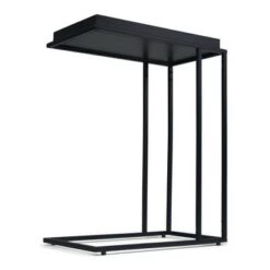 Cheapest 😍 18" Morton Tray Top C Side Table Black - WyndenHall 👍 -End And Side Tables shop unnamed file 5021