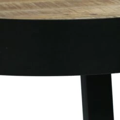 Cheap 👍 Mirics Modern Industrial Handcrafted Mango Wood Side Table Natural/Black - Christopher Knight Home 🎁 -End And Side Tables shop unnamed file 5023