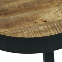 Cheap 👍 Mirics Modern Industrial Handcrafted Mango Wood Side Table Natural/Black - Christopher Knight Home 🎁 -End And Side Tables shop unnamed file 5024