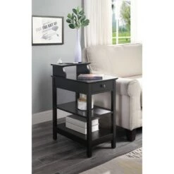 Brand new ✨ Slayer Side Table with USB Charging Dock - Acme Furniture White 🌟 -End And Side Tables shop unnamed file 5034