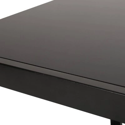 Cheapest π Snyder Modern Glass Top Side Table with Shelf Black - Christopher Knight Home π 7 Cheapest π Snyder Modern Glass Top Side Table with Shelf Black - Christopher Knight Home π - Image 5