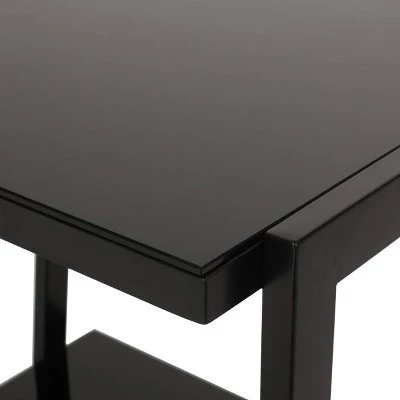 Cheapest π Snyder Modern Glass Top Side Table with Shelf Black - Christopher Knight Home π 9 Cheapest π Snyder Modern Glass Top Side Table with Shelf Black - Christopher Knight Home π - Image 7
