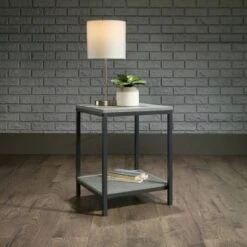 Flash Sale 🌟 North Avenue Side Table Faux Gray - Sauder 🎁