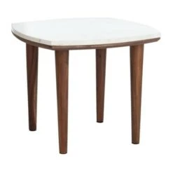 Discount 👍 Lara Marble Side Table Marble White - Safavieh 🎁 -End And Side Tables shop unnamed file 5096