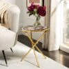 Best reviews of ⌛ Celeste Faux Agate Side Table - Safavieh Multi Blue & Maroon/gold 🔔 -End And Side Tables shop unnamed file 5100