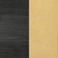 Best deal 🔔 Rosalyn Urban Industrial Glam Square Tray Side Table with Metal Mesh Shelf Graphite/Gold - Saracina Home ✨ -End And Side Tables shop unnamed file 5114