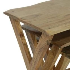 Best Sale ✔️ 3pk Rimrock Rustic Handcrafted Acacia Wood Nested Side Tables Natural - Christopher Knight Home 👍 -End And Side Tables shop unnamed file 5143