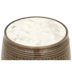 Wholesale ❤️ Olivia & May Farmhouse Drum Style Side Table Brown - Olivia & May ✔️ -End And Side Tables shop unnamed file 5146