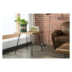 Wholesale 😉 3pc East Foldable Table Set Brown - Crawford & Burke ✨ -End And Side Tables shop unnamed file 516