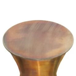 Buy 🎁 Cliona Metal Side Table Tarnished Brass - WyndenHall 😍 -End And Side Tables shop unnamed file 5206