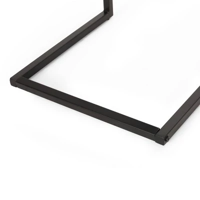 Top 10 βοΈ Winfough Modern Industrial C Shaped Side Table Gray/Black - Christopher Knight Home π 10 Top 10 βοΈ Winfough Modern Industrial C Shaped Side Table Gray/Black - Christopher Knight Home π - Image 8