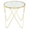 Brand new ⌛ Metal and Glass Gold Colored (Set of 3) Accent Tables Gold - Olivia & May ⌛ -End And Side Tables shop unnamed file 527