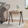 Promo ❤️ Gurley Handcrafted Modern Industrial Mango Wood Side Table Gray/Black - Christopher Knight Home 🎁 -End And Side Tables shop unnamed file 5270