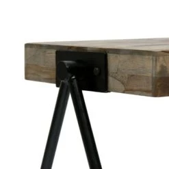 Promo ❤️ Gurley Handcrafted Modern Industrial Mango Wood Side Table Gray/Black - Christopher Knight Home 🎁 -End And Side Tables shop unnamed file 5274