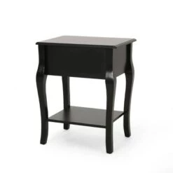 Best reviews of ⌛ Bogue Traditional Wooden Side Table with Drawer - Christopher Knight Home White 😉 -End And Side Tables shop unnamed file 5278