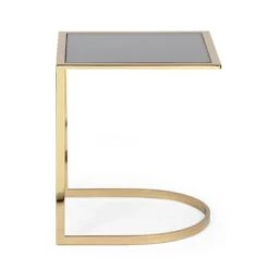 Flash Sale ❤️ Biorn Modern Glam Handcrafted Glass Top C Shaped Side Table Black/Brass - Christopher Knight Home 💯 -End And Side Tables shop unnamed file 5289