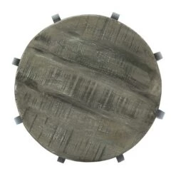 Flash Sale 👍 Wiers Modern Industrial Handcrafted Mango Wood Side Table Gray/Black - Christopher Knight Home 👍 -End And Side Tables shop unnamed file 5297