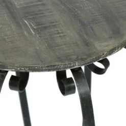 Flash Sale 👍 Wiers Modern Industrial Handcrafted Mango Wood Side Table Gray/Black - Christopher Knight Home 👍 -End And Side Tables shop unnamed file 5298