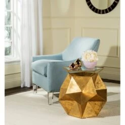 Best reviews of π Ernie Side Table Gold - Safavieh π