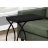 New 😀 Monarch Specialties 24 Inch Glossy Metal Accent C Shaped Side Couch Table for Living Rooms, Sitting Areas, or Bedrooms, Black ⌛ -End And Side Tables shop unnamed file 5336