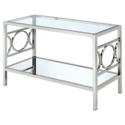 Discount ✔️ 3pc Nora Occasional Table Set Chrome - HOMES: Inside + Out 👏 -End And Side Tables shop unnamed file 534