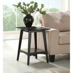 Hot Sale 🎉 Breighton Home Alpine End Table - Johar Furniture Black 😉 -End And Side Tables shop unnamed file 5351