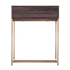 Cheapest 😉 Frondi Square End Table Black Oak/Antique Brass - Aiden Lane ⭐ -End And Side Tables shop unnamed file 5371