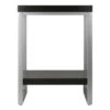 Best Pirce 🔔 Jared End Table, Enamel Steel Tube - Dark Espresso - Winsome 🤩 -End And Side Tables shop unnamed file 5427