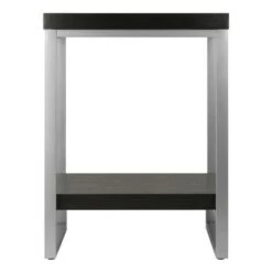 Best Pirce 🔔 Jared End Table, Enamel Steel Tube - Dark Espresso - Winsome 🤩