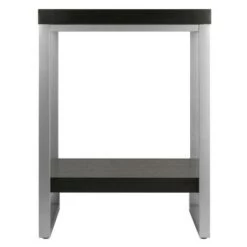 Best Pirce 🔔 Jared End Table, Enamel Steel Tube - Dark Espresso - Winsome 🤩 -End And Side Tables shop unnamed file 5429