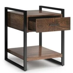 Cheap ✨ 20" Lawson Wood End Table - WyndenHall Dark Cognac Brown ✔️ -End And Side Tables shop unnamed file 5463