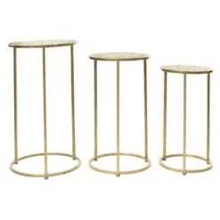 Flash Sale 🔔 Olivia & May Set of 3 Glam Metal Accent Tables Gold - Olivia & May 👍 -End And Side Tables shop unnamed file 55