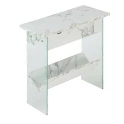 Outlet 💯 Soho Flip Top End Table with Charging Station - Breighton Home White 👏 -End And Side Tables shop unnamed file 5533
